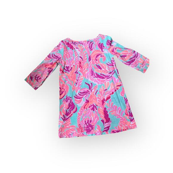Girls Lilly Pulitzer Mini Marlowe Dress In Love Birds - Picture 2 of 6